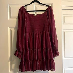 Altard State shimmer mini dress